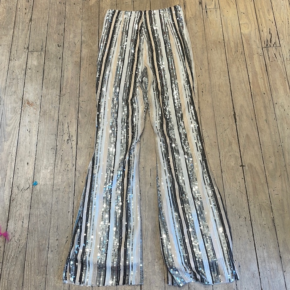 Gorgeous sequin flare pants